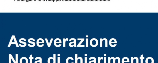 Nota Asseverazione dell'ENEA